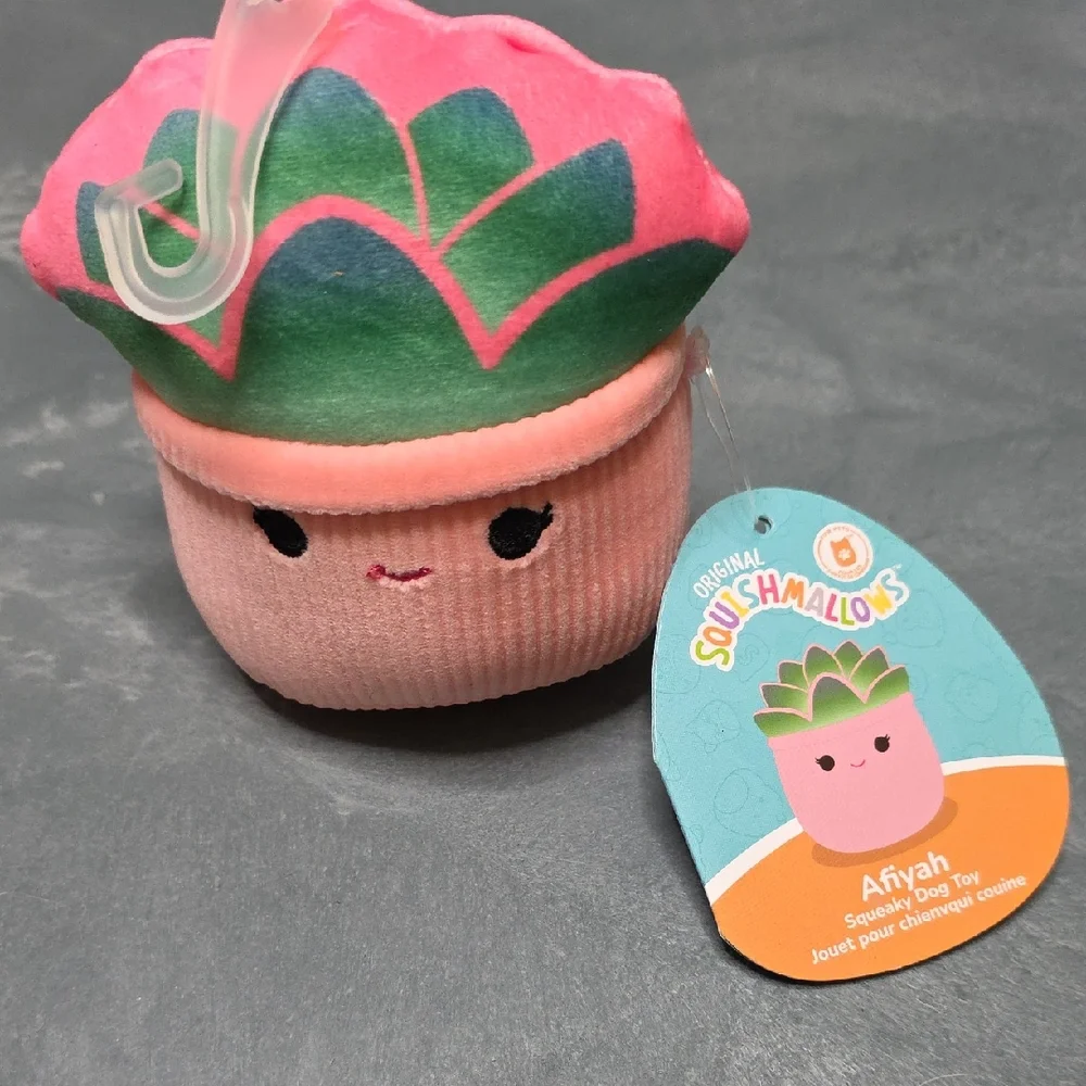 Squishmallows Pink and Green Cactus Plush